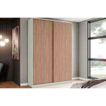 Modulado de Quarto Guarda Roupa Seletto MC10 c/ 2 Portas de Correr Areia/Jequitibá - Henn