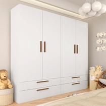 Modulado Infantil Joy 4pts 4gav Branco/freijó - M.a Modulado Infantil Joy 4pts 4gav Branco/freijó - M.a