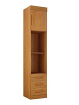 Modulado Mesa de Cabeceira 3 Gavetas - Orion-Cinamomo - Leifer Móveis