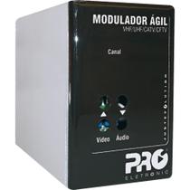 Modulador ágil proeletronic pqmo-2600g2 vhf uhf catv cftv
