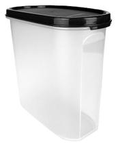 Modular Oval 1,7 litros tampa Preta Tupperware Modular Oval 1,7 litros tampa Preta Tupperware