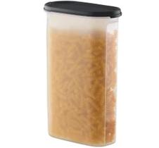 Modular Oval 5 2,9 litros Translucido e Tampa Preta