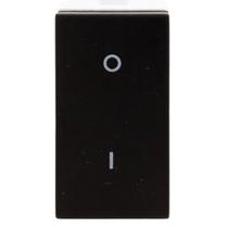 Módulo 1 Interruptor Bipolar Simples Preto Fosco EKP-31000/14 DICOMPEL