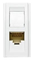 Módulo 1 Tom RJ45 Cat5e Branco Iriel Módulo 1 Tom RJ45 Cat5e Branco Iriel