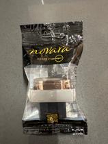 Módulo 1 tomada 20A aço/ouro rose novata dicompel