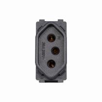 Módulo 1 Tomada 2Pt 20A Preto Grafite Novara Dicompel