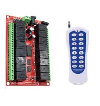 Modulo 16 Relês 12v C/ Controle Remoto 433mhz Automação Modulo 16 Relês 12v C/ Controle Remoto 433mhz Automação