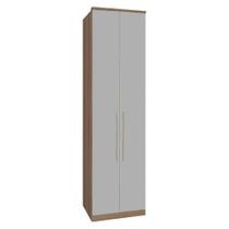 Modulo 2 Portas Setiba 245cm com Prateleiras Rimo Carvalho/Fendi