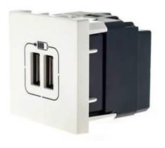 Modulo 2 Tomada Usb Branca - 615089bc Pial Plus+ Modulo 2 Tomada Usb Branca - 615089bc Pial Plus+