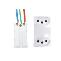 Modulo 2 Tomadas Separadas Monobloco 2p+t 10a 250v 95120 - Ilumi