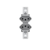 Módulo 2 Tomadas Simples Embutir 10a Condulete Artis