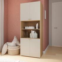 Módulo 70x180 4 Portas 1 Kit Prateleira Frame CabeCasa MadeiraOriginals