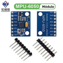 Módulo Acelerômetro Giroscópio De 3 Eixos 6DOF MPU6050 Kit DIY De 6 Eixos Compatível Com Conversor Módulo Acelerômetro Giroscópio De 3 Eixos 6DOF MPU6050 Kit DIY De 6 Eixos Compatível Com Conversor