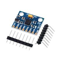 Módulo Acelerômetro Giroscópio De 3 Eixos MPU6050 Para Kit DIY Arduino EGBO GY-521 Circuitos Módulo Acelerômetro Giroscópio De 3 Eixos MPU6050 Para Kit DIY Arduino EGBO GY-521 Circuitos