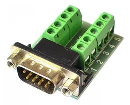 Módulo Adaptador Db9 Serial Rs232 Macho Para Borne/