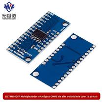 Módulo ADC Digital Multiplexador Analógico De 16 Canais 2V-6V Para Placa Microcontroladora Arduino Módulo ADC Digital Multiplexador Analógico De 16 Canais 2V-6V Para Placa Microcontroladora Arduino