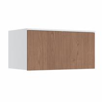 Módulo Aéreo 1 Porta Basculante Requinte+ 100% MDF Branco/Line/Macadâmia Módulo Aéreo 1 Porta Basculante Requinte+ 100% MDF Branco/Line/Macadâmia