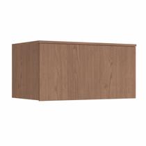 Módulo Aéreo 1 Porta Basculante Requinte+ 100% MDF Marrom/Macadâmia Módulo Aéreo 1 Porta Basculante Requinte+ 100% MDF Marrom/Macadâmia
