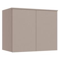 Módulo Aéreo 2 Portas Requinte+ 100% MDF Cinza/Duna Line
