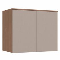 Módulo Aéreo 2 Portas Requinte+ 100% MDF Marrom/Macadâmia/Duna Line Módulo Aéreo 2 Portas Requinte+ 100% MDF Marrom/Macadâmia/Duna Line