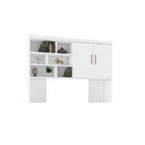 Módulo Aéreo Chiara MDP c/ Nicho Jogo de Quarto Infantil Juvenil Branco - Bela Móveis Módulo Aéreo Chiara MDP c/ Nicho Jogo de Quarto Infantil Juvenil Branco - Bela Móveis