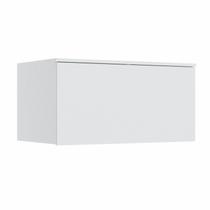 Módulo Aéreo para Quarto 1 Porta Basculante Requinte+ Móveis Castro Branco/Line