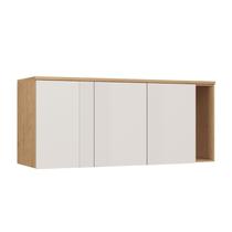 Módulo Aéreo para Quarto 3 Portas Elegance Marrom/AngelinBlanc