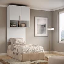 Módulo Aéreo Solteiro Com Cabeceira Altezza Clean Belmax