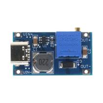 Módulo Ajustável DC-DC Boost MT3608 2A Com Porta USB Micro Tipo-C, Conversor De 2V-24V Para 5V 9V