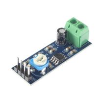 Módulo Amplificador De Áudio Estéreo Mini LM386 De Alto Ganho 200x Com Entrada 5V-12V Para Caixas De