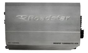 Módulo Amplificador De Potência Roadstar Rs-1500sl 1500w Cor Cinza cor:cinza