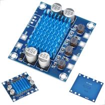 Módulo Amplificador Digital 2 Canais Tpa3110 60w Estéreo Azul Módulo Amplificador Digital 2 Canais Tpa3110 60w Estéreo Azul