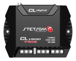 Módulo Amplificador Digital Stetsom Cl1500 Trio 3 Canais - 400 Watts RMS