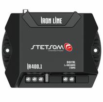 Módulo Amplificador Digital Stetsom Iron Line IR 400.1 400 Watts RMS 1 Canal - 2 Ohms Módulo Amplificador Digital Stetsom Iron Line IR 400.1 400 Watts RMS 1 Canal - 2 Ohms