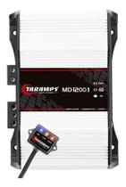 Módulo amplificador md 1200.1 1 ohm taramps + monitor led clip m1 taramps