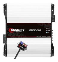 Módulo amplificador md 3000.1 2 ohms taramps + monitor led clip m1 taramps