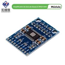 Módulo Amplificador Mini TPA3116D2 Classe D Amplificador De Som De Voz Dois Canais 50W Cada