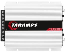 Módulo Amplificador Novo Taramps TS 800x4 800W RMS 4 Canais 2 Ohms TS800