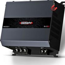 Módulo Amplificador Potência 3000w 1 canal 4 2 1 ohms SounDigital 3000.1 EVO6 Para Subwoofer Grave