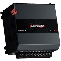 Módulo Amplificador Potência 800w 4 e 2 canais 4 ohm SounDigital 800.4 EVO6