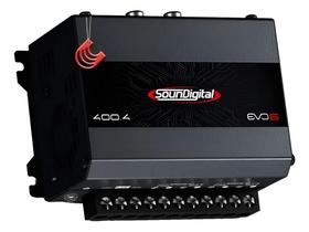 Módulo Amplificador Potência Digital 400W 4 Canais 4 Preto Módulo Amplificador Potência Digital 400W 4 Canais 4 Preto