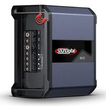 Módulo Amplificador Potência Som Automotivo 400w 4 ohms 2 canais RCA e Fio Alta 400.2 Soundigital
