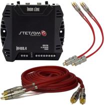 Módulo Amplificador Som Automotivo Ir400.4 + Cabo Rca E 2 Y Módulo Amplificador Som Automotivo Ir400.4 + Cabo Rca E 2 Y