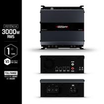Módulo Amplificador Soundigital 3000.1 Evo 6 Classe D 1 Canal 1 Ohm 3000w Rms Potência Som Automotivo Carro Moto Caminhonete Suv Sd 3.000 Wrms 1c Sd