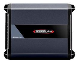 Modulo Amplificador Soundigital Sd800.4 Evo 4.04 Ohm 800.4