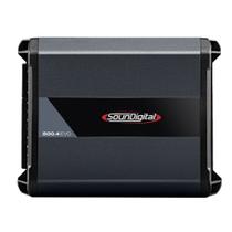 Módulo Amplificador SounDigital SD800 4D4 EVO 4.0 800W Rms 4 Canais 4 Ohms