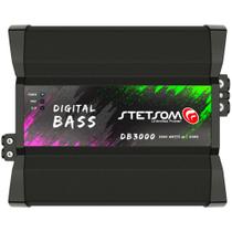 Módulo Amplificador Stetsom DB3000 1 Canal 3000W RMS 1 Ohm Digital Bass