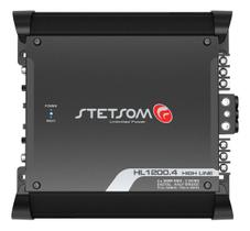 Módulo Amplificador Stetsom HL1200.4 4 Canais 1200W Rms 2 Ohms HL1200
