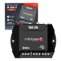 Módulo Amplificador Stetsom Iron Line Ir400.4 400w Rms Preto Módulo Amplificador Stetsom Iron Line Ir400.4 400w Rms Preto