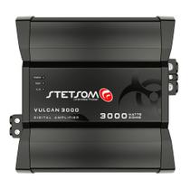 Módulo Amplificador Stetsom Vulcan 3000 1 Canal 3000W RMS 2 Ohms Som Automotivo
